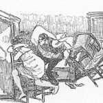 Femme battue au XIXè siècle